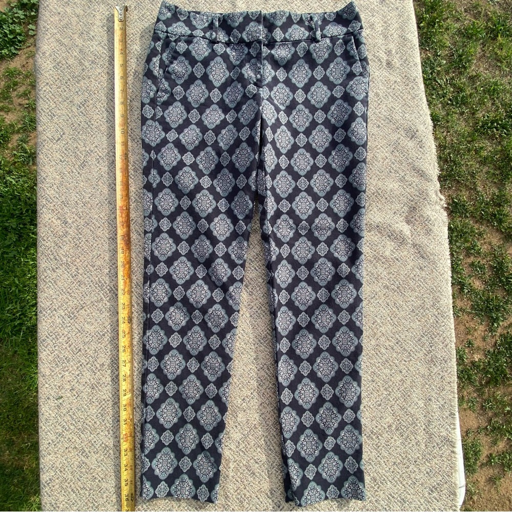 Ann Taylor Ankle Length Pants Geo Design size 2